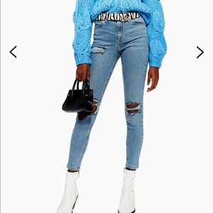 TopShop high waisted Jamie jeans
